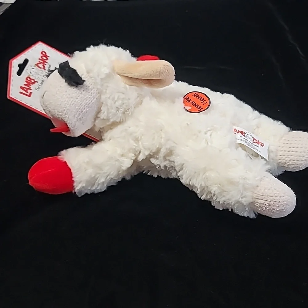 Multipet Lamb Chop Dog Toy with Squeaker, Large Size‎ NWT